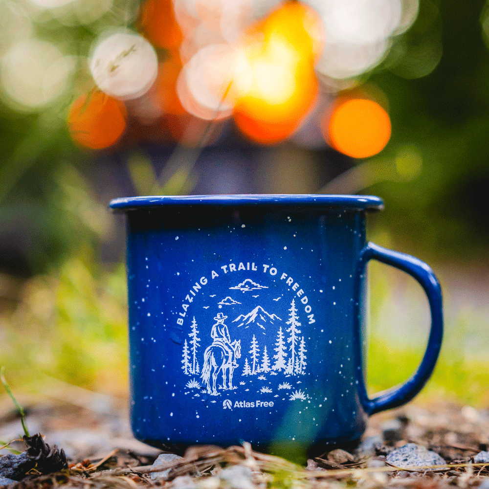 Blazing a Trail to Freedom Camp Mug