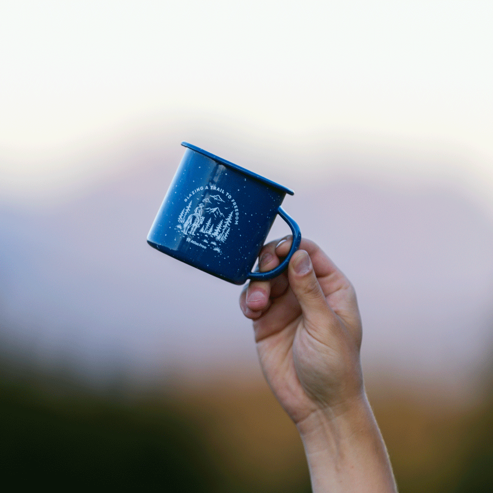 Blazing a Trail to Freedom Camp Mug - Image 3