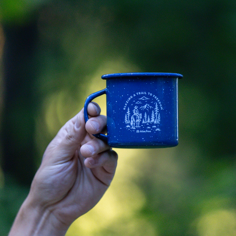 Blazing a Trail to Freedom Camp Mug - Image 4