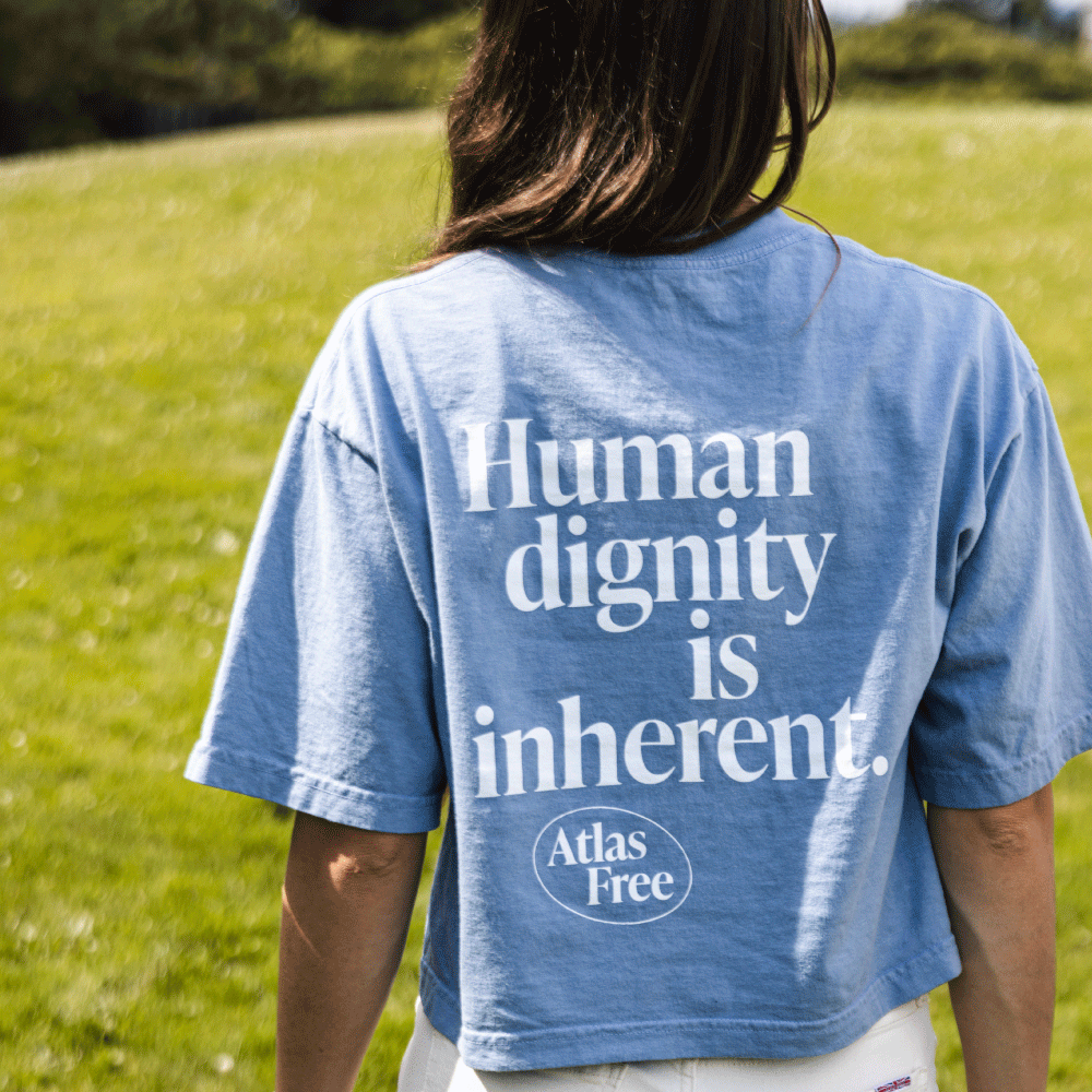 Human Dignity Is Inherent Cropped Women's Tee