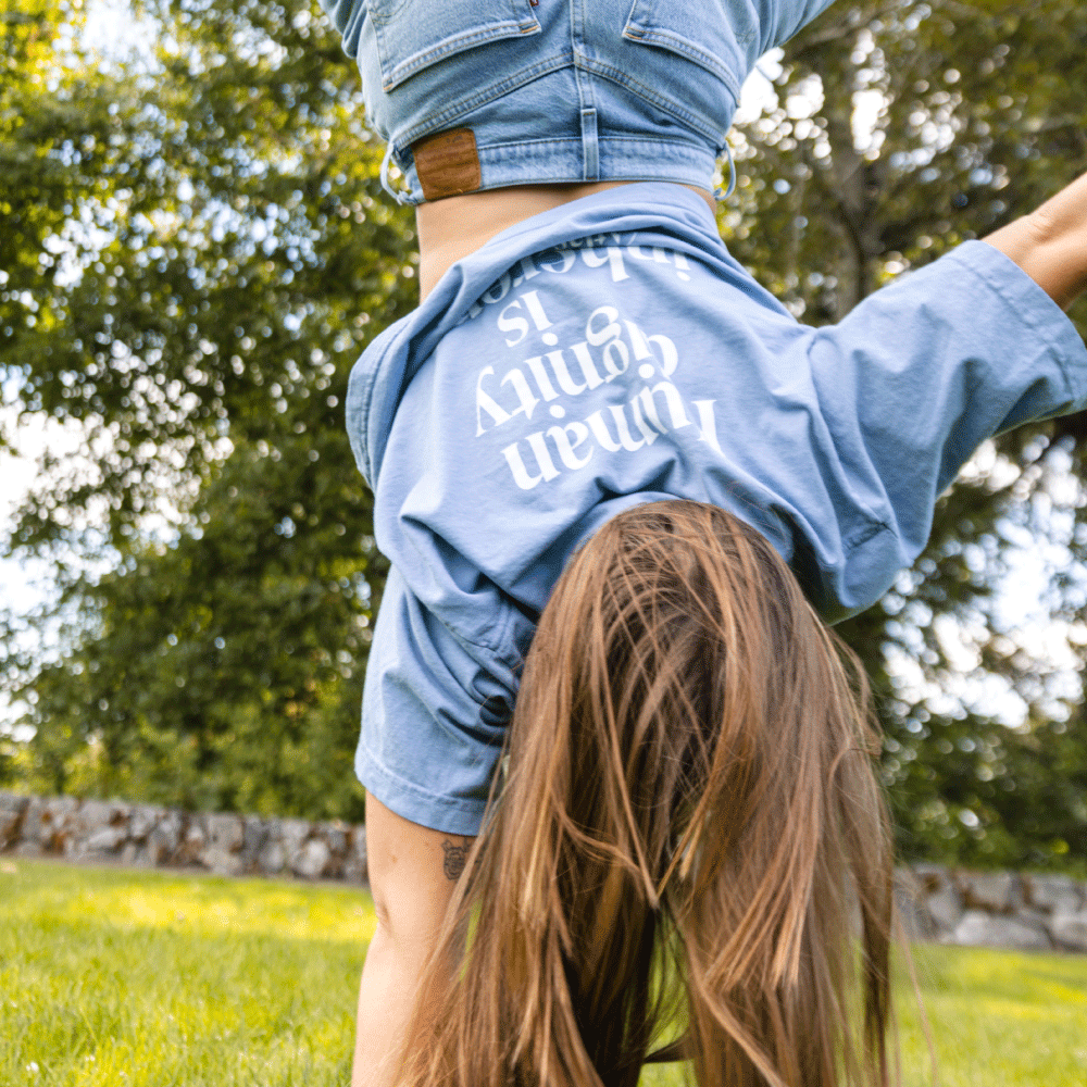 Human Dignity Is Inherent Cropped Women's Tee - Image 5