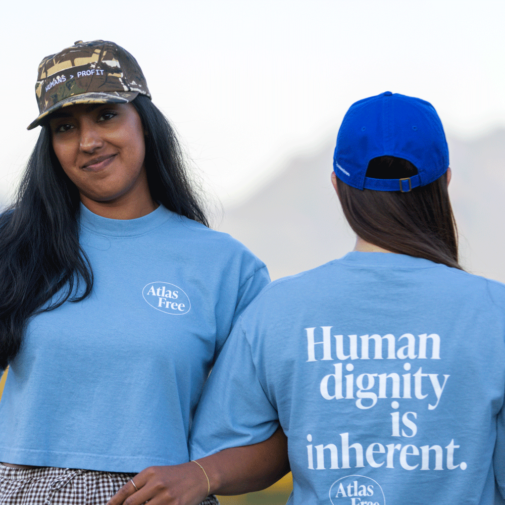 Human Dignity Is Inherent Cropped Women's Tee - Image 4